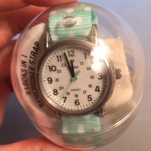 Timex Accessories - NIB Timex Weekender Mint Polka Dot Watch Timex Accessories - NIB Timex Weekender Mint Polka Dot Watch